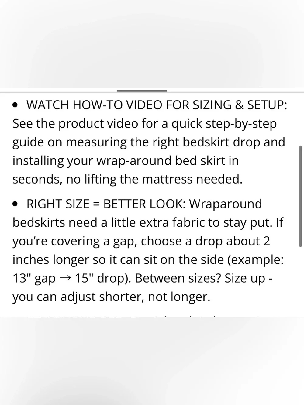 Wrap Around Bed Skirt Dust Ruffle 15” Drop FULL/FULL XL - STEEL BLUE